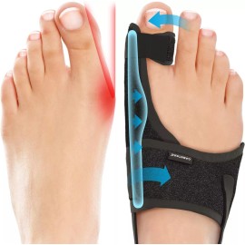 Caretras Orthopedic Bunion Corrector Brace Pack Of 2 Alleviate Pain Adjustable Fit