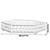 Crystal Tray Mirror Hex Shaped Multifunctional Dessert Pastry Fruit Storage