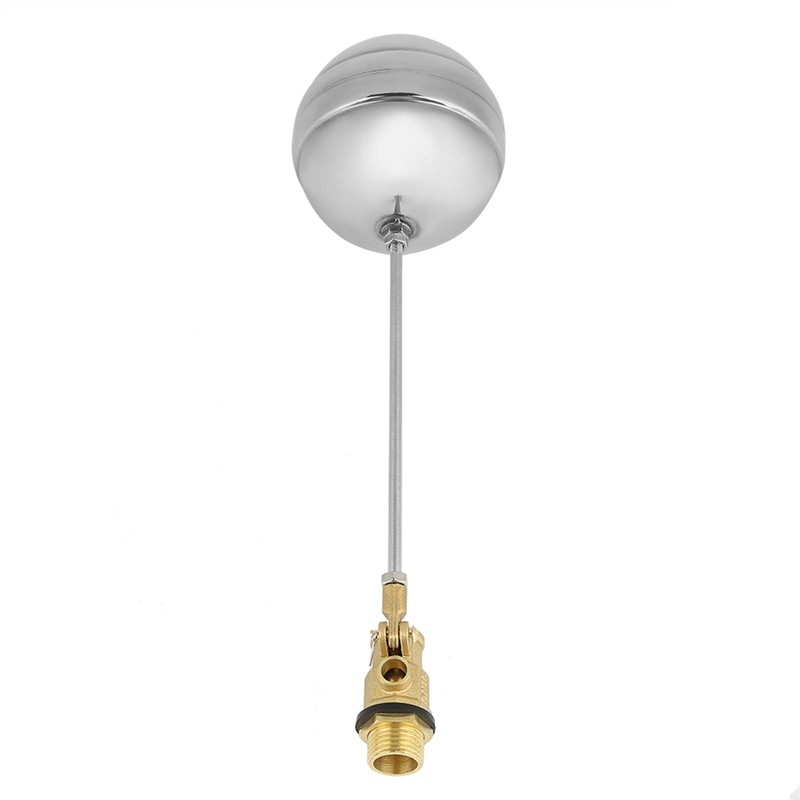 Float Ball Valve DN15 G1/2 Male Thread Brass Stainless Steel