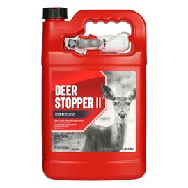 Deer Stopper II, Liquid Animal Stopper Repellent, All Natural, Effective All Year Round, Safe for People and Pets, No Harsh Chemicals, Ready to Use, Deer & Elk Repellent - 1 Gallon Trigger