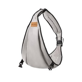 Baby Sling Carrier Toddler Carrier One Shoulder Adjustable Shoulder Strap Labor-Saving Baby Sling 10-45lbs(Grey,Cloth)