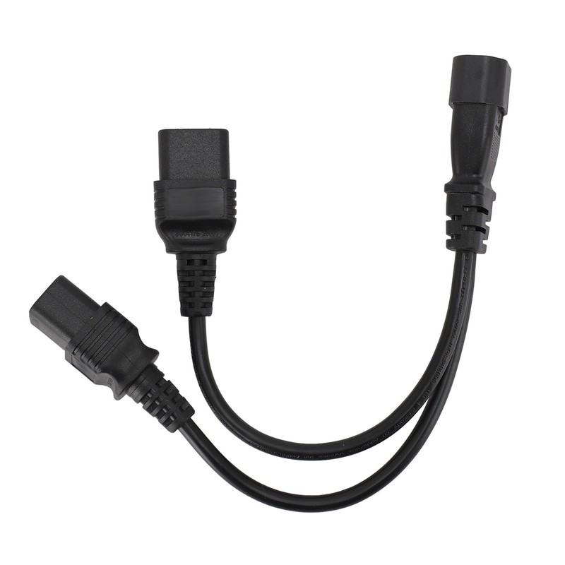 Power Cord Splitter Adapter IEC 320 C14 to IEC320 C19
