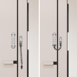 Miayaya Heavy Duty Door Chain Lock Stainless Steel Anti-Theft Door Lock Security Chain Thickened Latch Lock for Inside Door and Window