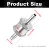 CADUFUELLY 2Pcs 5mm OD 1/4 Inch Fuel Hose Check Valve