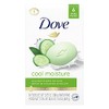 Dove Go Fresh Beauty Bar, Cool Moisture, 4 oz bars,