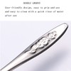 YIUIRUOI 6 Stainless Steel Pet Feeding Spoons, Parrot Feeding Tool,