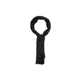 Coach womens SIGNATURE C OBLONG SCARF, Black, One Size