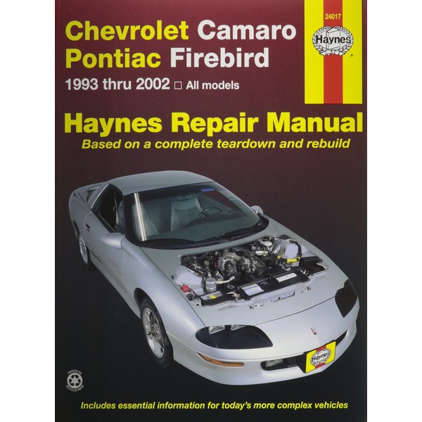 Haynes REPAIR MANUAL for CAMARO/FIREBIRD NUMBER 24017