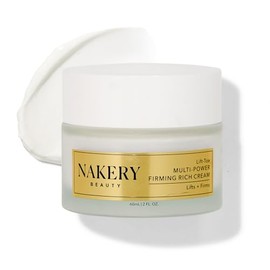 Nakery Lift-Tox Crema facial antiarrugas y cremas para el cuello para tensar y reafirmar - Crema para tensar la piel rica para cara y cuello - Crema r