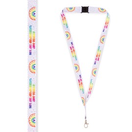 Hidden Disability Rainbow Lanyard Not All Disabilities are Visible Girls Women's Adult