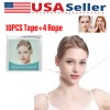 10PCS Face Lift Tape Ultra-thin Invisible V-Shaped Facial Lifting Sticker