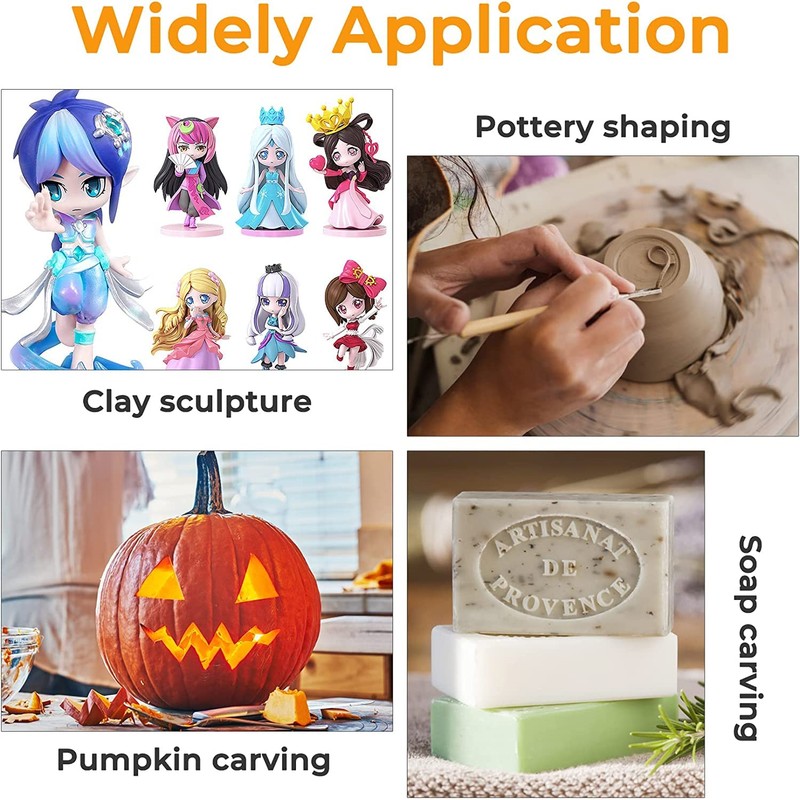 Jetmore 12 Pack Clay Tools Kit, Pottery Tools & Sculpting