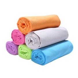 BIUDECO Microfiber Sports Towel Set 2 Pcs Quick Dry Polyester for Women Men Camping