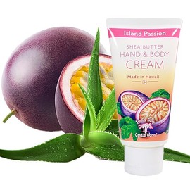 Island Soap and Candle Works Shea Butter Body Cream for Men and Women - Body Moisturizer for Dry Skin - Beauty and Personal Care - Hawaiian Gifts - Island Passion, 3 Fl oz. Bottle