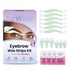 LaWink Wax Strips, Cold Wax Depilation Strips, Eyebrow Wax Strips,