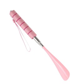 1pc Shoe Horn-Retractable Shoe Horn,Easily Use Extended Shoe Horn,Wear Shoes without Bending,Comfortable Handle for Men Women (Pink)