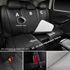 CAR PASS Waterproof Leather Back Seat Covers, Nappa PU Leather