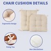LYLNBYWK Rocking Chair Cushion, Premium Corduroy Seat and Back Cushion