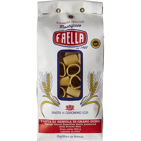 Faella Mezzi Paccheri Pasta - IGP Gragnano - 1.1 lb