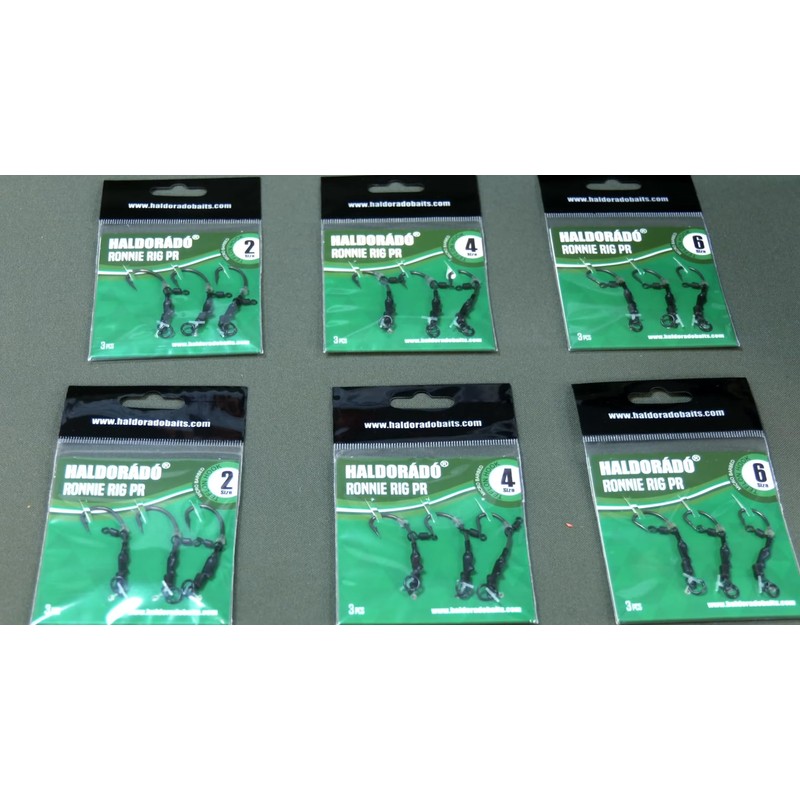 Haldorádó Ronnie Rig PR Fishing Hooks Size 6 3 Pack