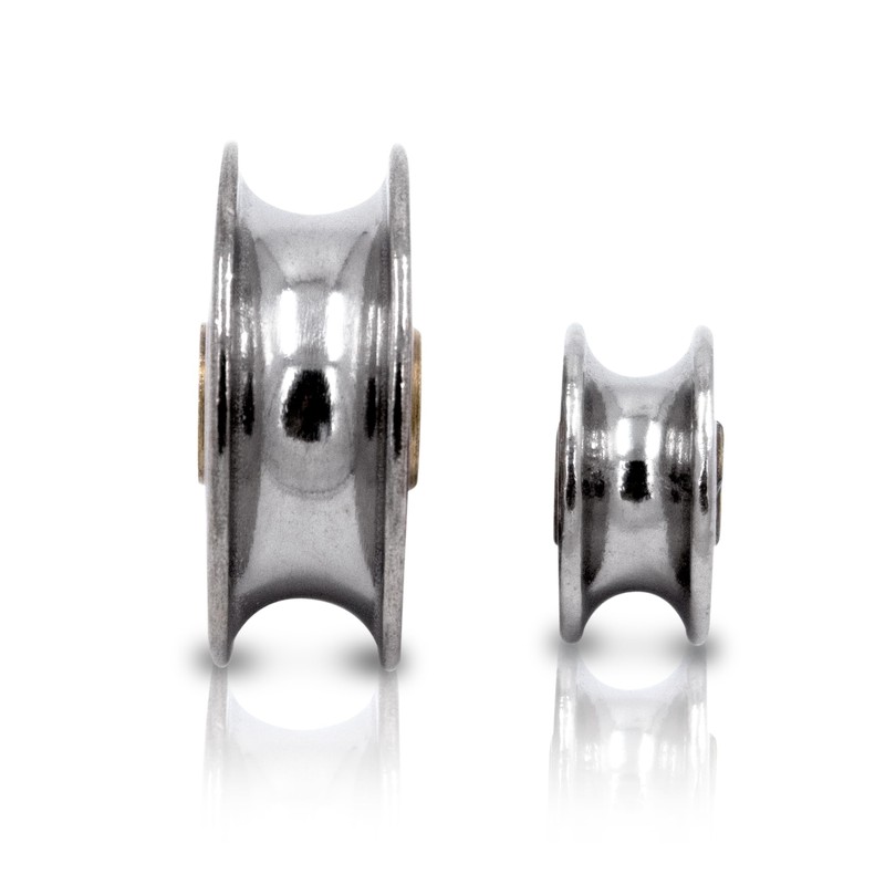 PROTECH Set of 2 Rope Pulleys 50 mm Wire Rope
