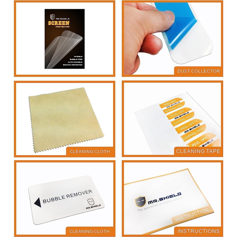 Mr.Shield Screen Protector Compatible with VTech KidiBuzz 3 Premium Clear