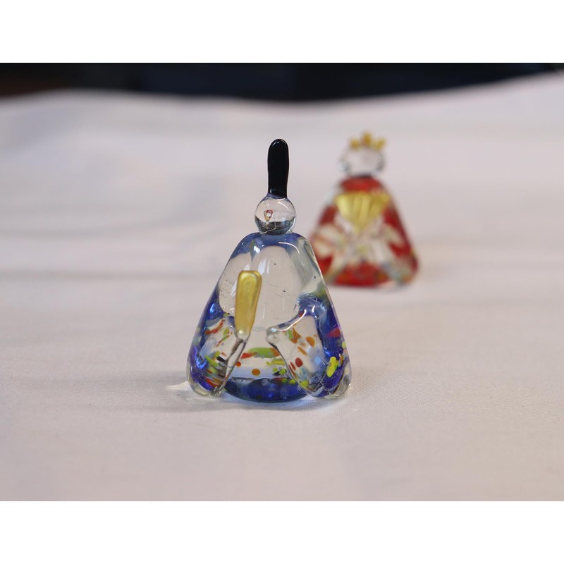 Craftsman House Peach Festival Hina Doll, Handmade, Color, Glass, Hina