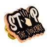 PinMart Stop The Violence Awareness Enamel Lapel Pin