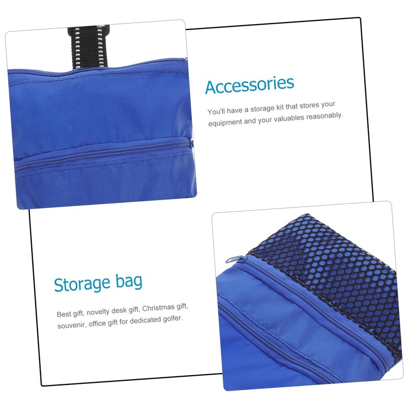 Kisangel 1pc Lightweight Tee Bag Pouch Storage for Accessories Kit