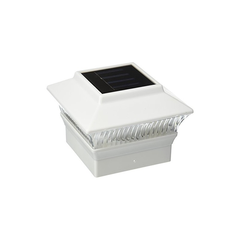GSL SS-GSL-PL244W Solar Square PVC Post and Fence Mount (Set
