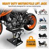 Nilight Motorcycle Lift Jack 1100 LBS Motorcycle Scissor Jack Stand
