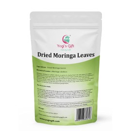 Moringa Leaves Loose 1 LB | Make tea, Springle on salad, Ground and use it | 100% natural Moringa leaf only no stems | te de moringa | by Yogi's Gift®
