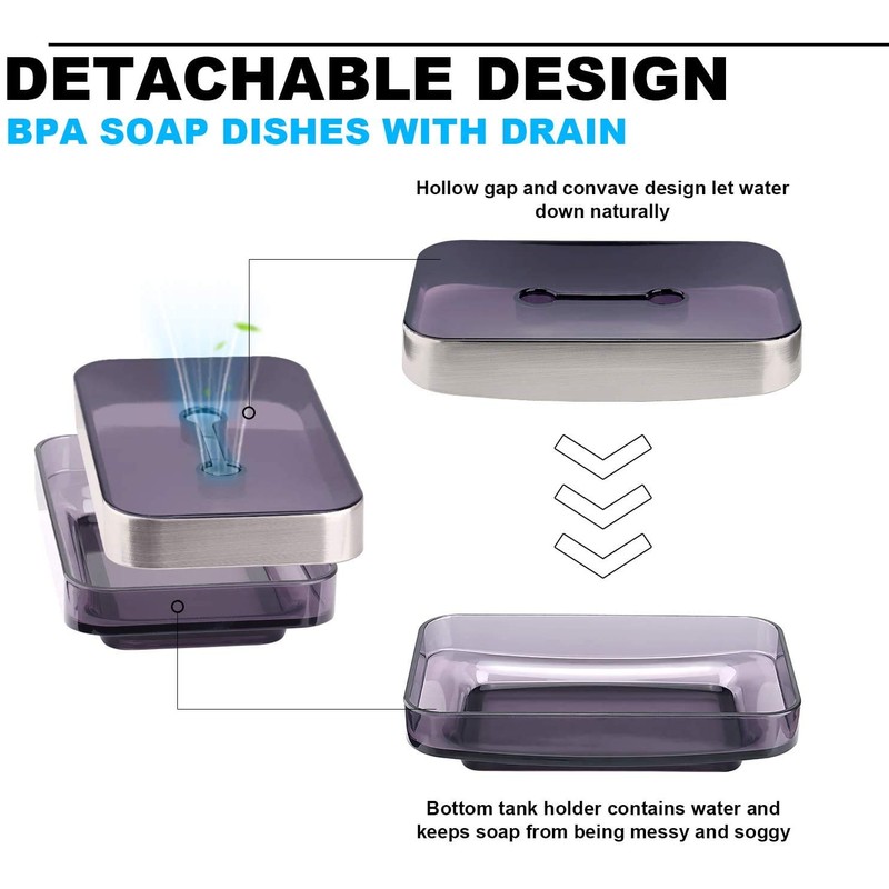 Boperzi Soap Holder Soap Dish Shower Bar Soap Holder Rustproof