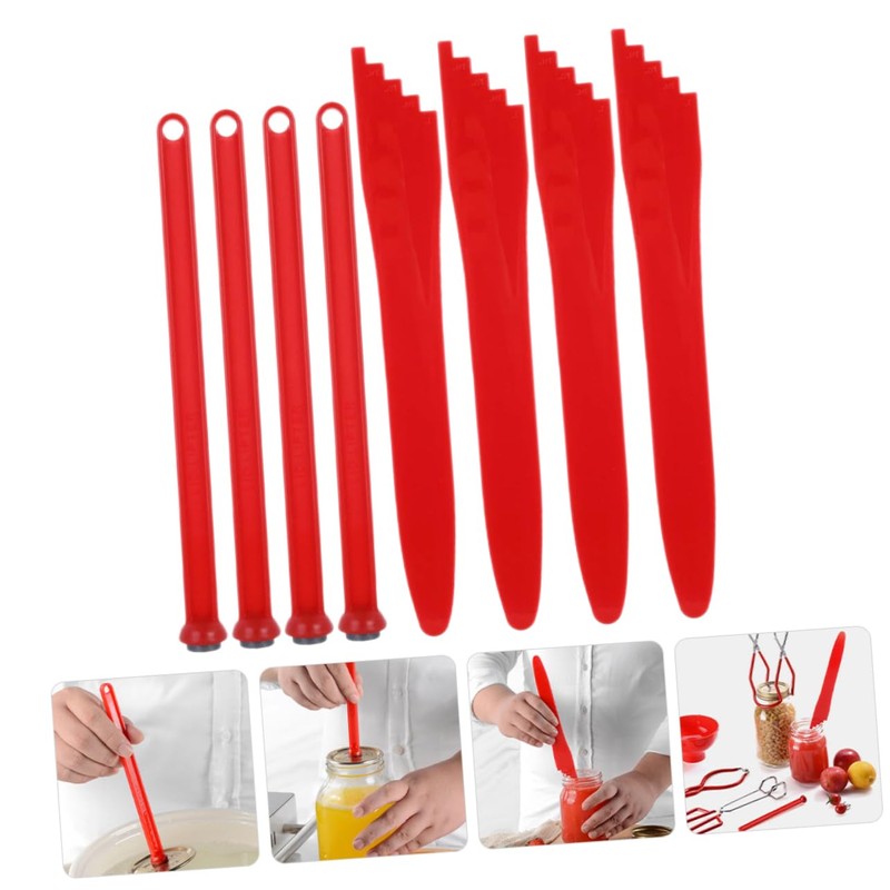 Ciieeo 4sets Home Essential Canning Tools Jar Lid Lifter Complete