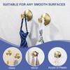SAYAYO Suction Cup Hooks for Shower, Brushed Gold Suction Towel