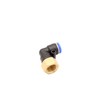 Pneumatic Angle Plug Fitting 90° with Internal Thread 1/4 Inch