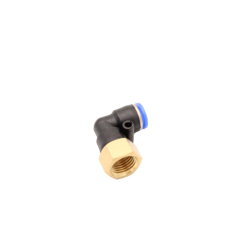 Pneumatic Angle Plug Fitting 90° with Internal Thread 1/4 Inch