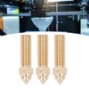 3D Printer Nozzle Kit, 3PCS 3D Printer Nozzles Brass Extruder