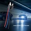 Stacool 2PCS H4 Headlight Connector with 3-Way Headlight Wiring Harness,Female