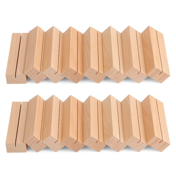 Windfromort Pack of 16 Beech Place Card Holders, Menu Card