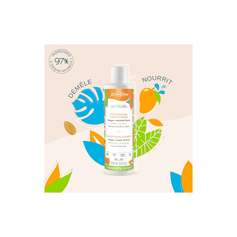 Activilong Actikids Ti Shampoo Conditioner with Mango/Sweet Almond 250 ml