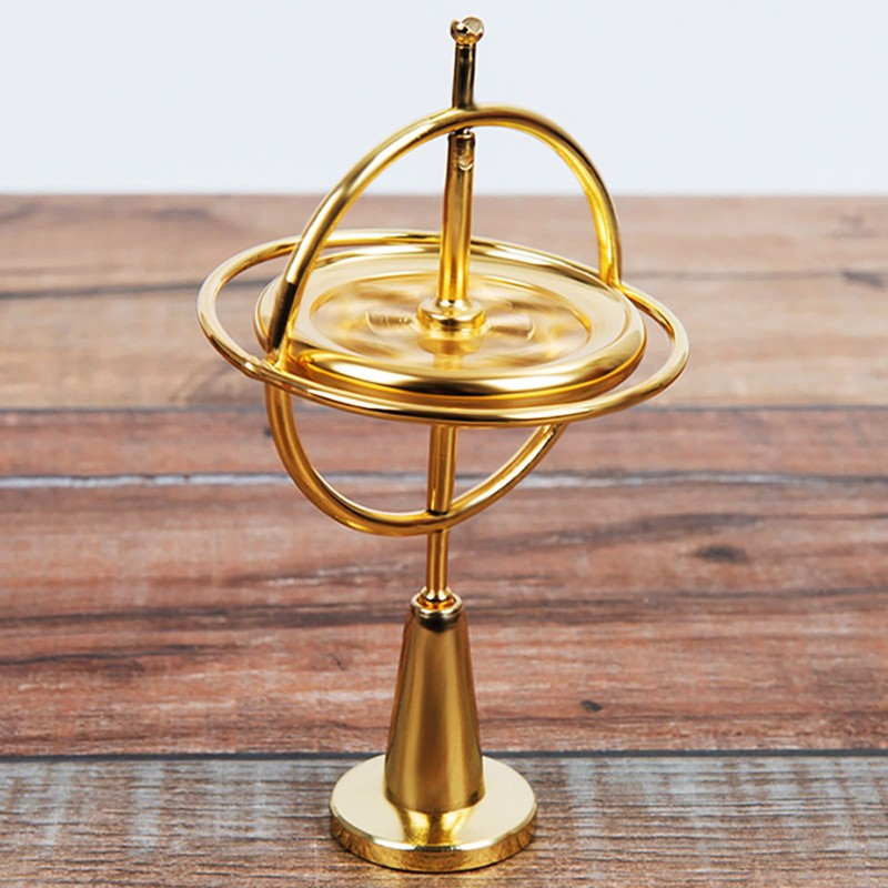 # Metal Anti Rotary Table Physics Toy, Colorful Gift for