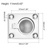 sourcing map Flush Ring Pull Handle, 2Pcs 48 x 38