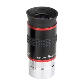 Svbony Telescopic Eyepiece 6 mm, 1.25 Inch 68° Wide Angle Pleasant Field of View Sharp Images, Planetary Eyepiece Telescopic Accessories, for Saturn Jupiter Moon Surface Crater