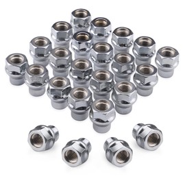 Richeer 24PCS 12x1.5 Chrome Extend Open Lug Nuts, 0.27 inch(7mm) Shank M12x1.5 Thread Aftermarket Wheels Lug Nuts for Tacoma 4Runner Tundra FJ Cruiser Ventury Sequoia Fortuner Land Cruiser HILUX GX460