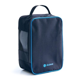 Actreve Shoe Bag, Shoe Case, Shoe Bag, Shoe Holder, Shoe Holder, Small Items, Baseball, Soccer, Golf Case, Mesh, Recommended for up to 11.0 inches (28.0 cm), blue