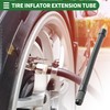 Motoforti Universal Tire Inflator Extension Tube Air Pump Extend Hose