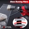 LEONTOOL 2 Pcs Glass Running Pliers and Grozer Pliers for
