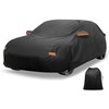 X AUTOHAUX Car Cover Outdoor Waterproof Sun Rain Snow Hail