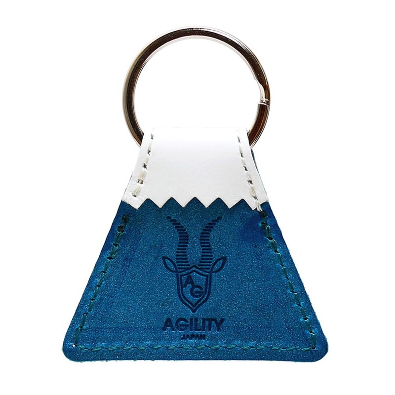Agility affa Fuji Key Chain Genuine Leather FUJIYAMA mt.fuji Genuine
